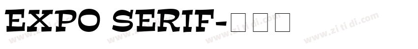 EXPO SERIF字体转换